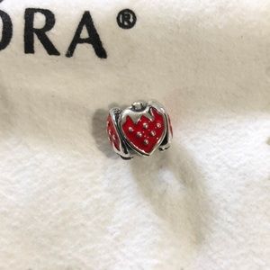 Pandora strawberry charm